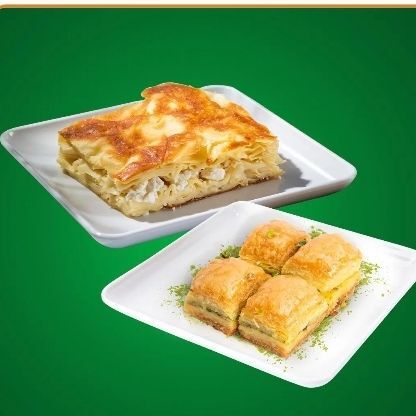 Peynirli Su böreği 1 kg & Cevizli Baklava 0,500 gr