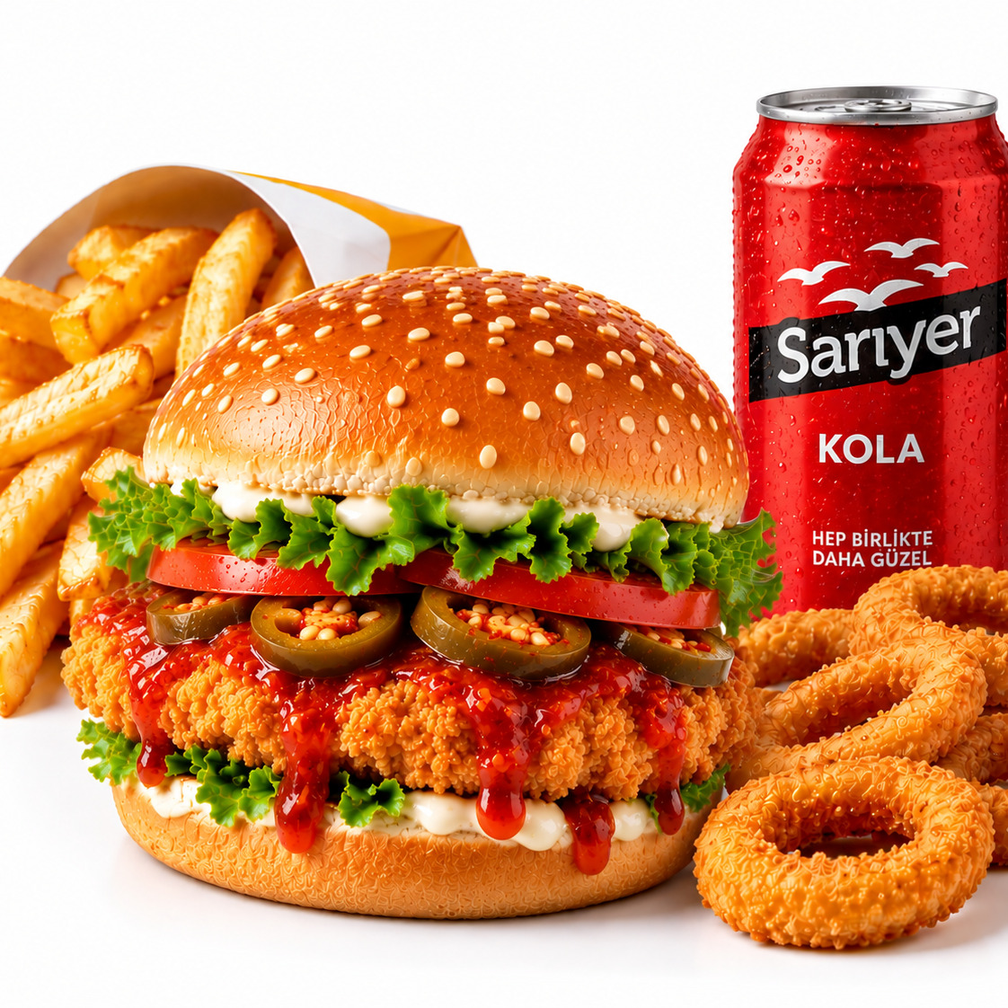 Cici Hot Burger Menü