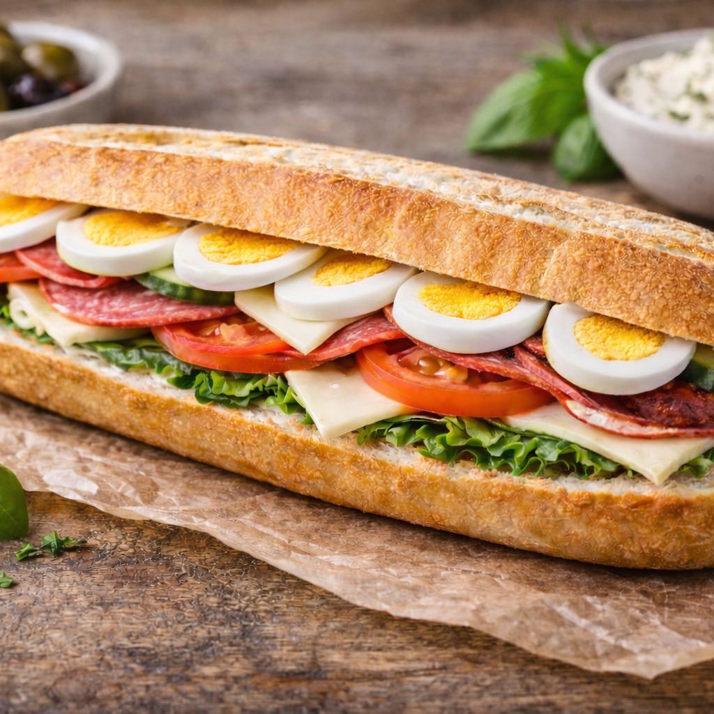 Yumurtalı Kahvaltı Sandviç