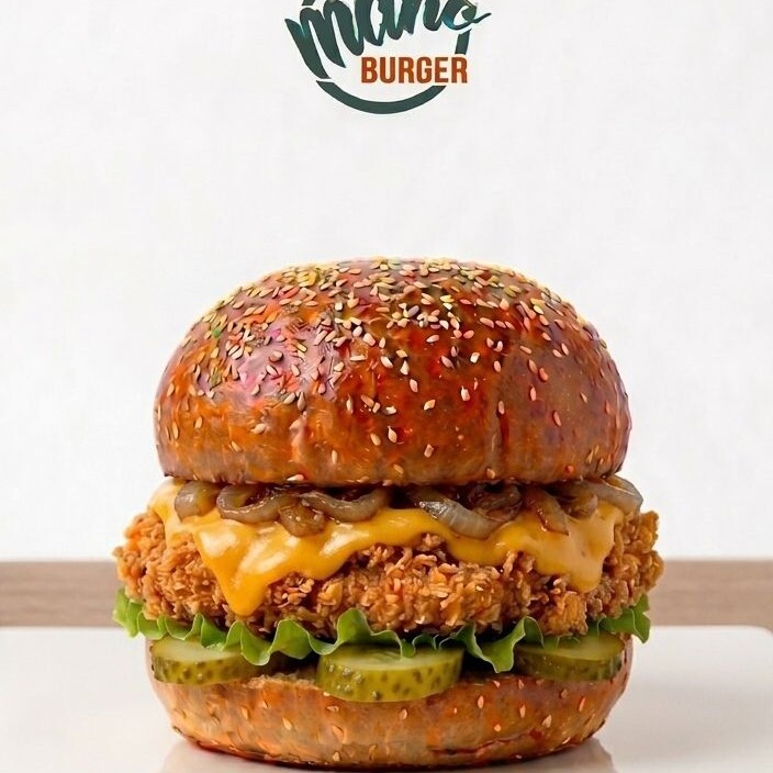 Mano Fried Chicken Burger