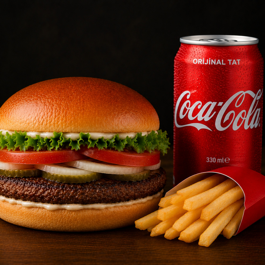 Klasik Burger Menü (Coca Cola)