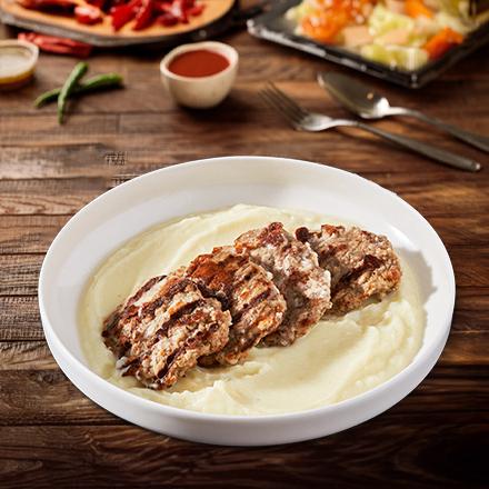 Kaşarlı Köfte & Patates Püresi