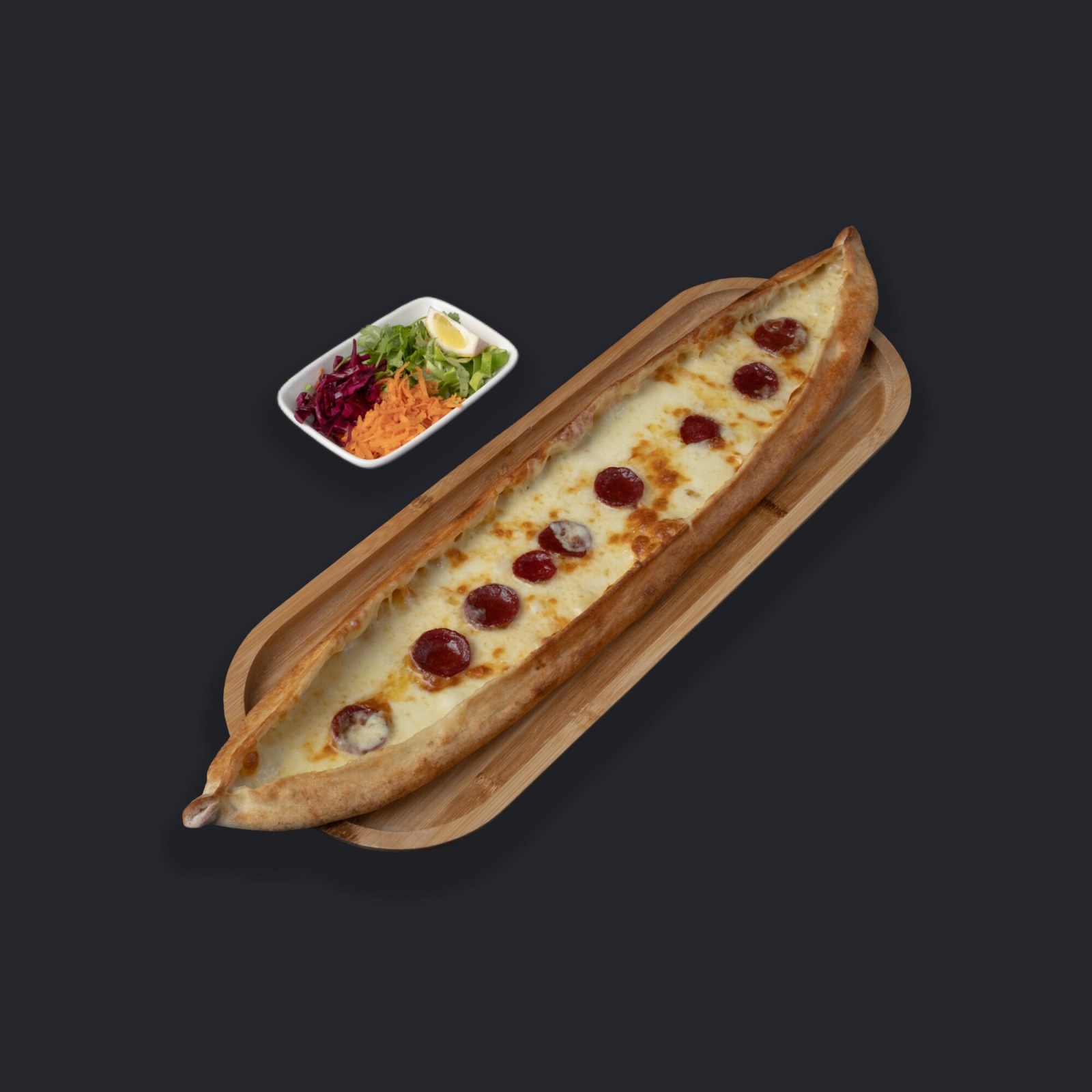 Sucuklu Kaşarlı Pide