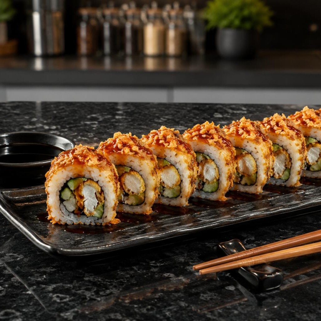 Crispy Chicken cruncy roll Roll (8 pcs)