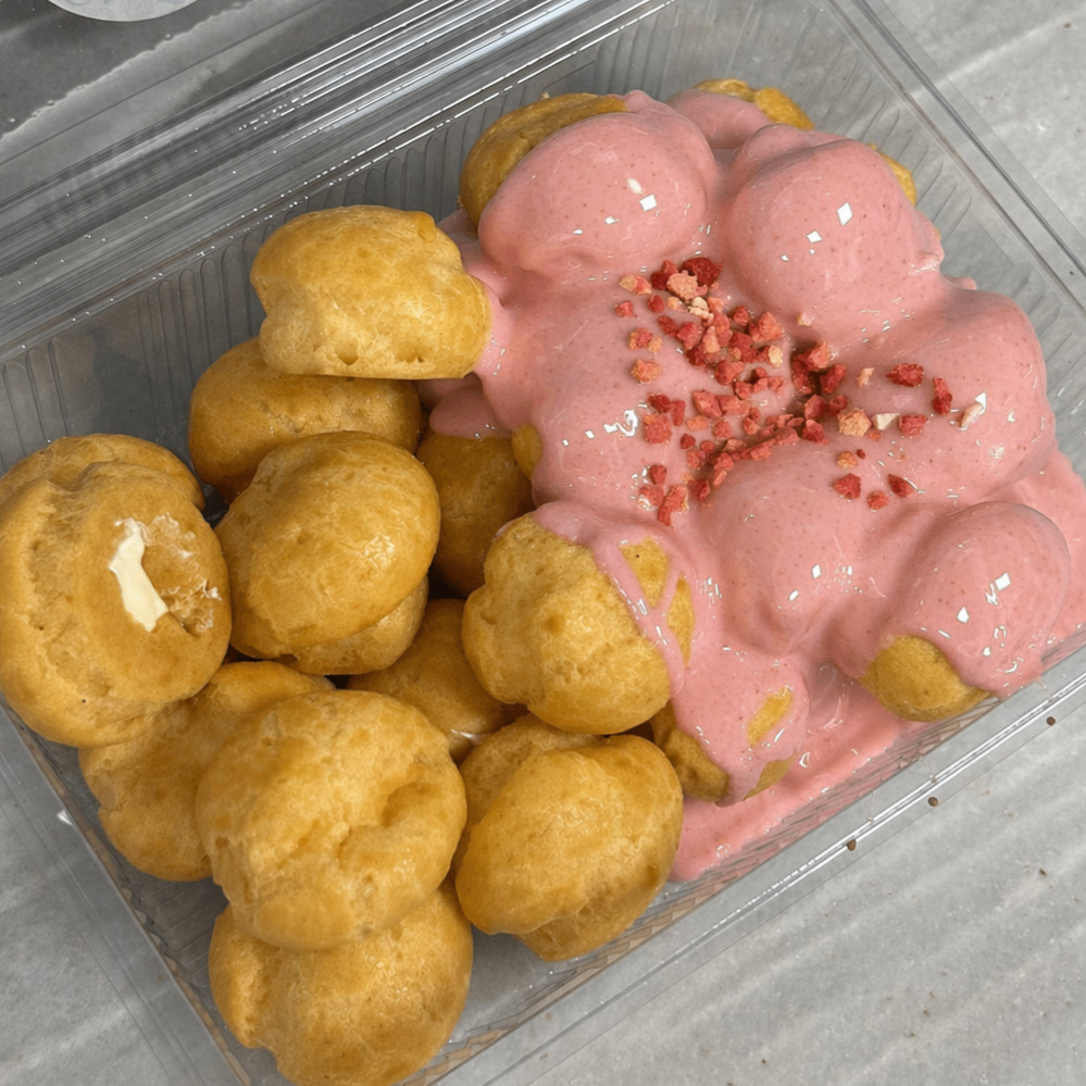 Dökme Profiterol Çilekli (500 gr)