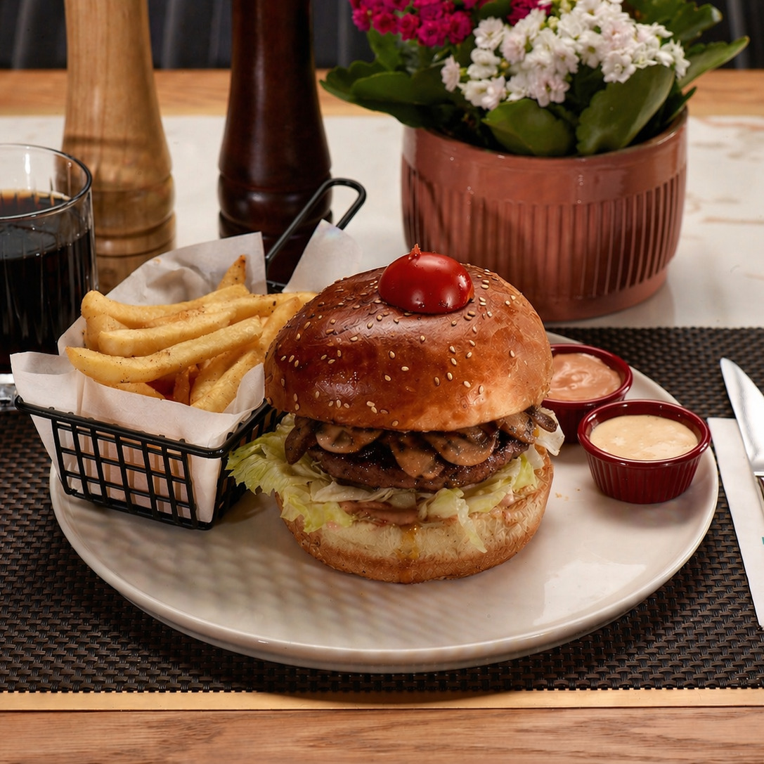 Mantarlı Burger