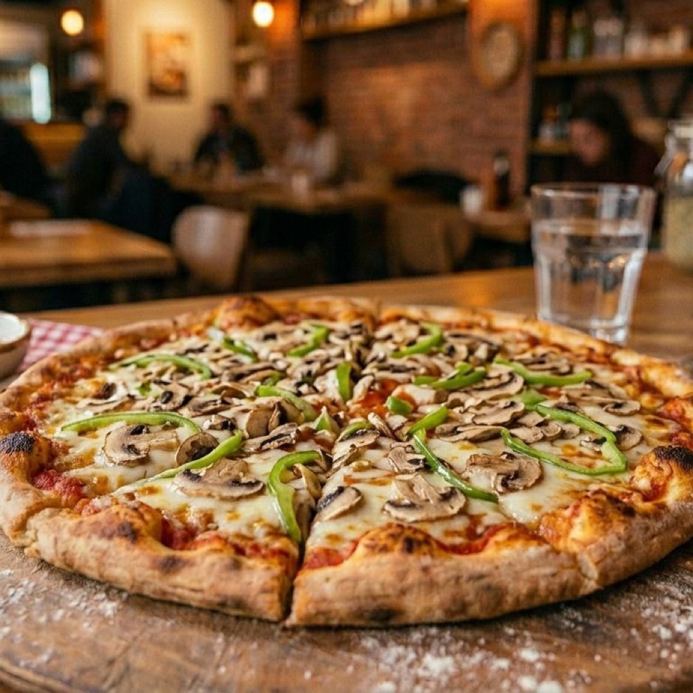 Mantarlı Pizza