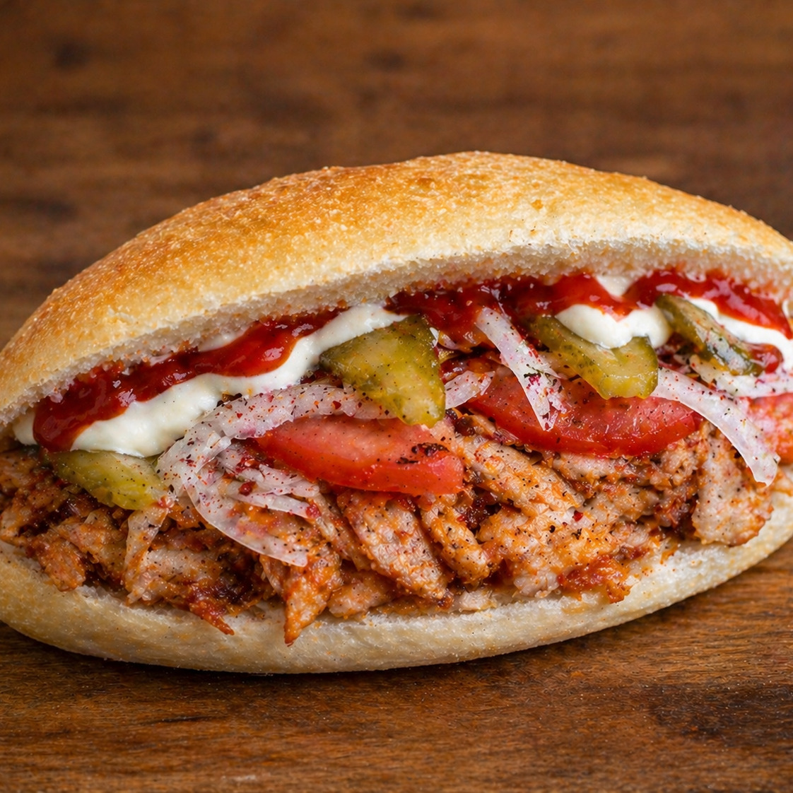 3 Çeyrek Ekmek Arası Tavuk Döner 150