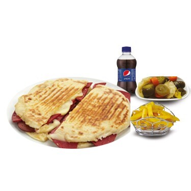 Karışık Bazlama Tost Menü