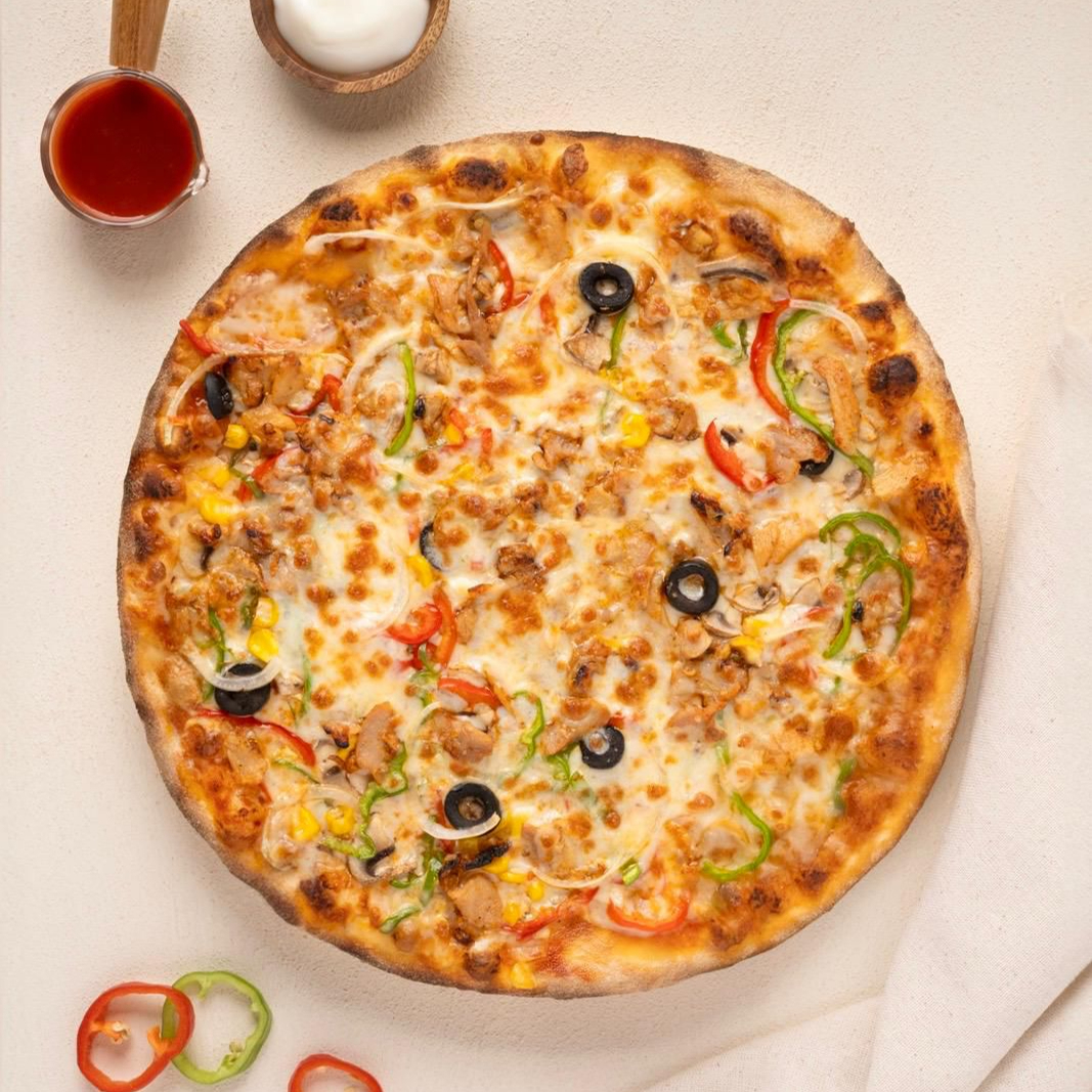 Tavuk Dönerli Pizza Kip (Küçük Boy)