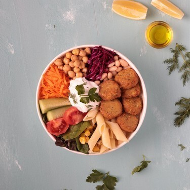 Falafel & Penne Bowl