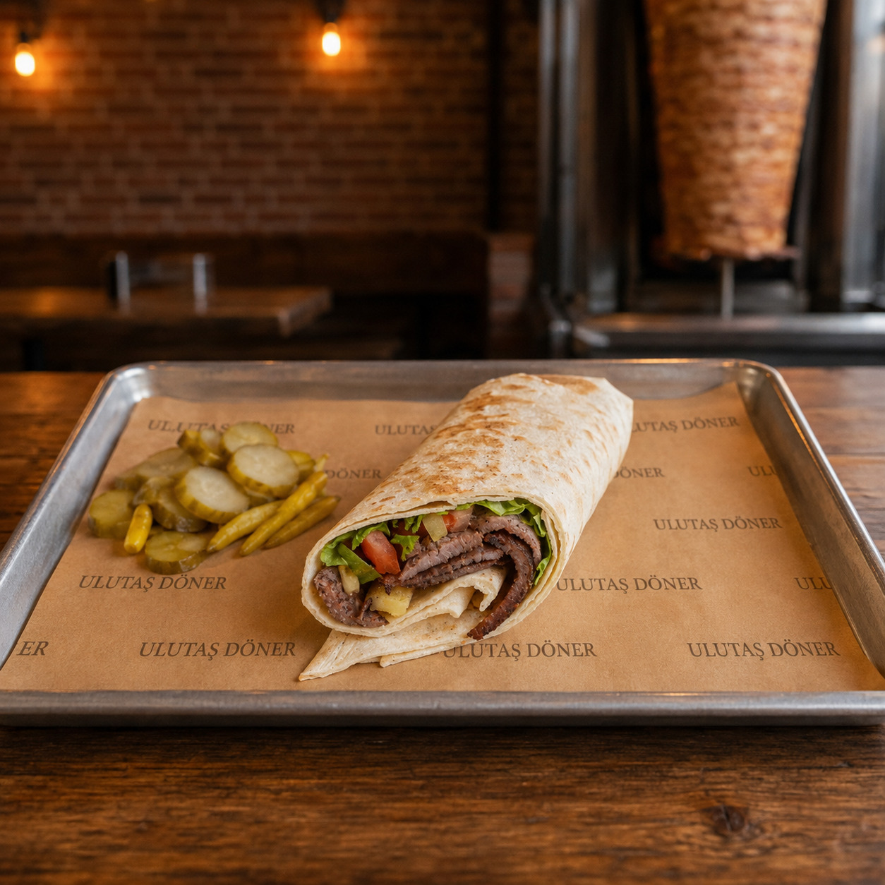 Et Döner Dürüm ( Lavaş Ekmek )