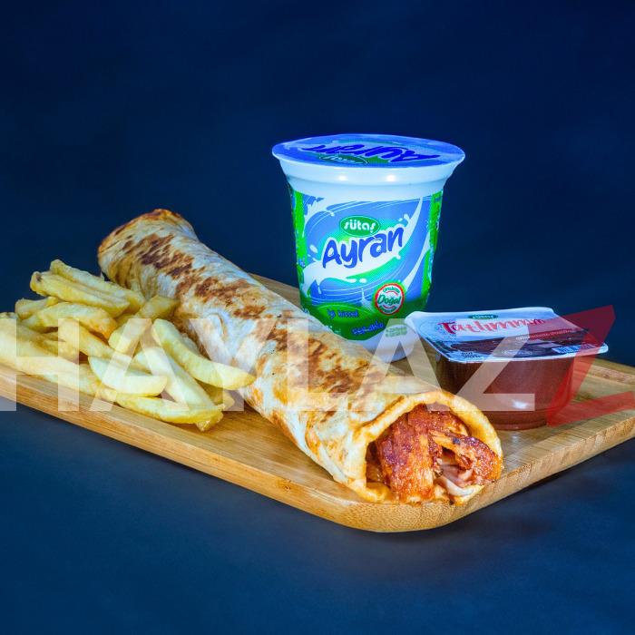 Mega Dürüm & Cips & Tatlı & Ayran Menü