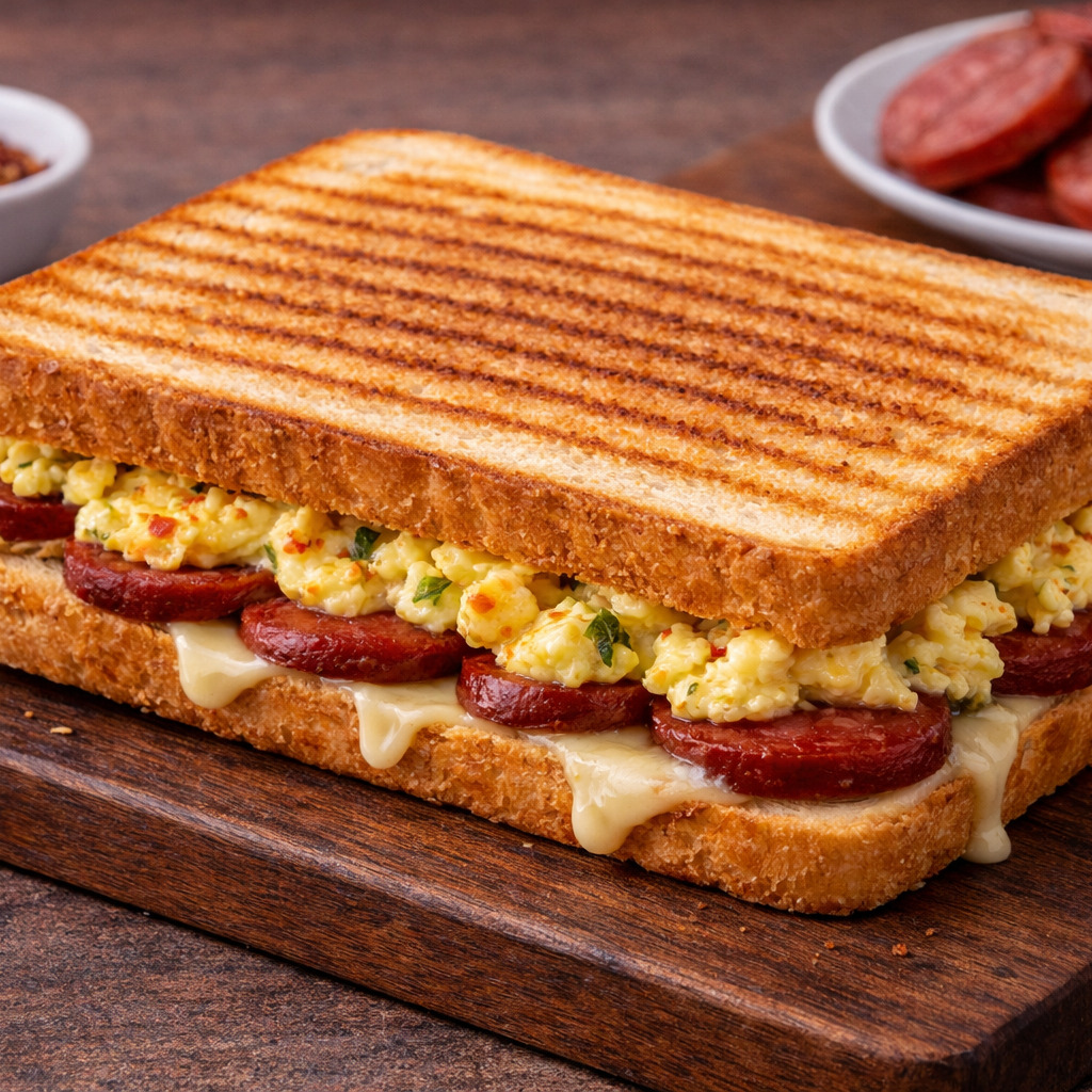 Sucuklu Yumurtalı Tost