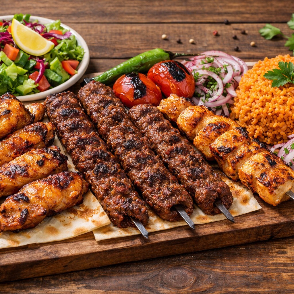 2 Kişilik Karışık ızgara+1 Lahmacun