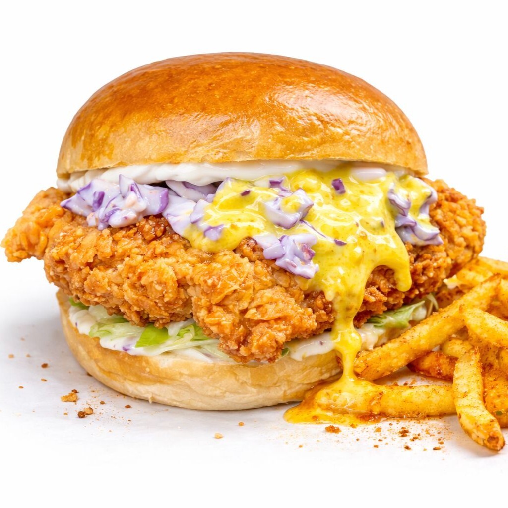 Purple Golden Burger