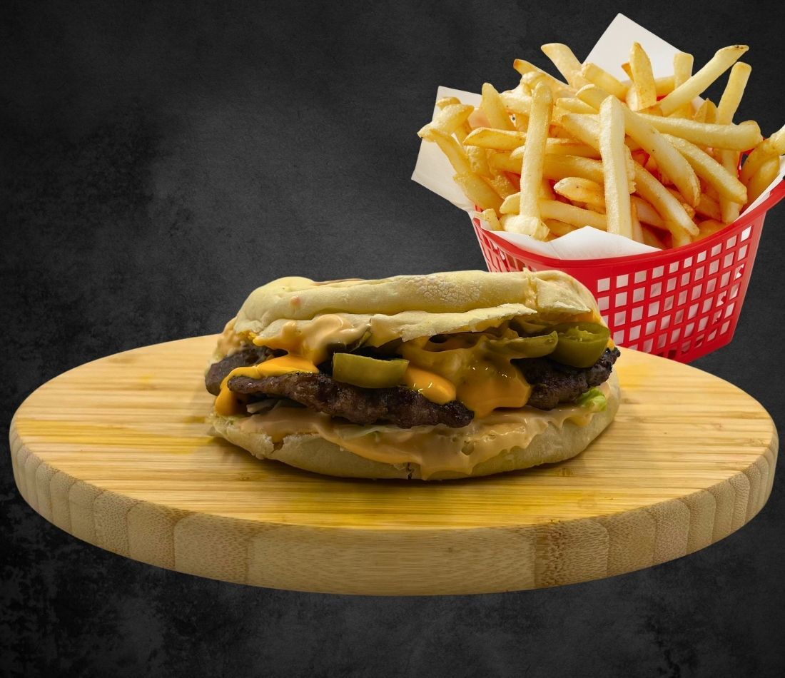 Mexican Bazlama Smack Burger Menü