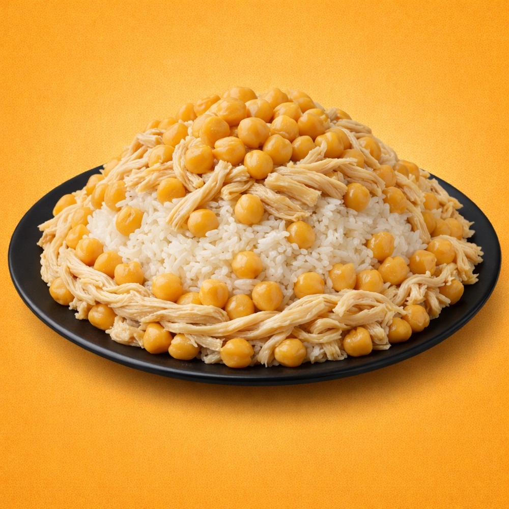Double Tavuklu Pilav