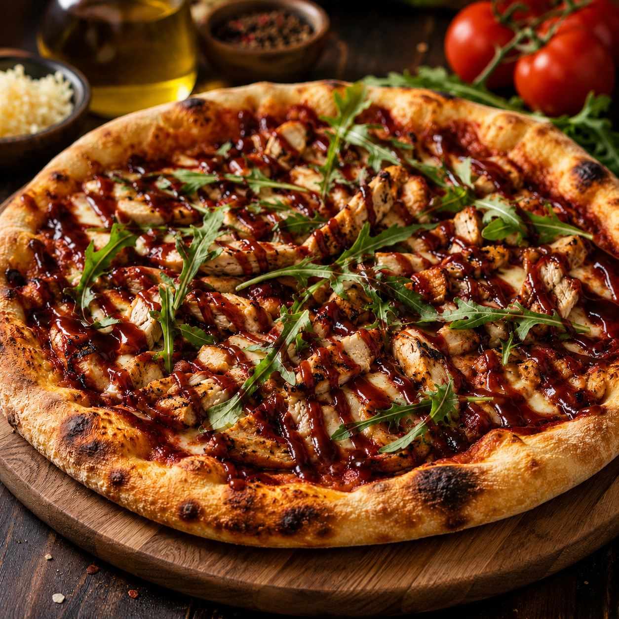 BBQ soslu Tavuk Pizza (Büyük) - Pizzalini