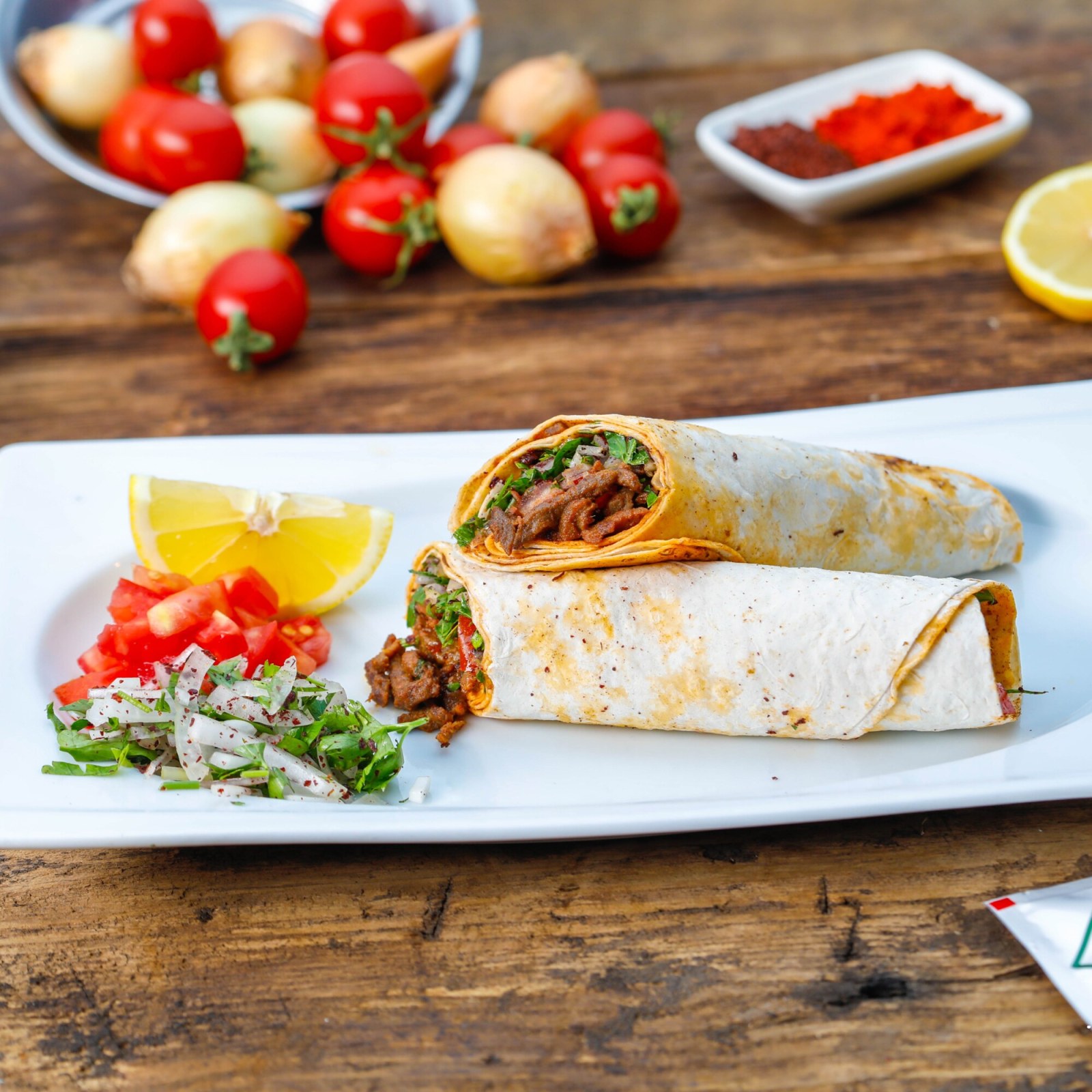 Kaşarlı Et Tantuni Dürüm