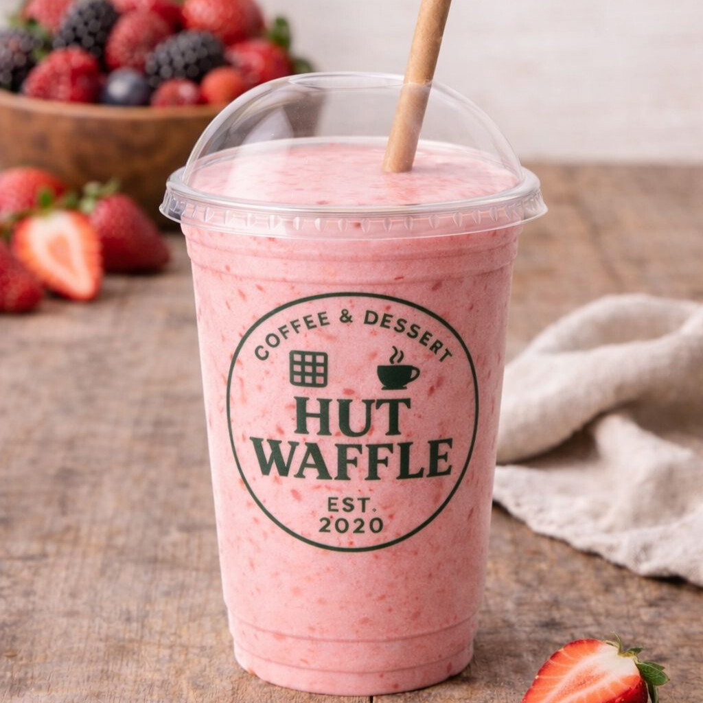 Çilekli Milkshake (400 Ml)