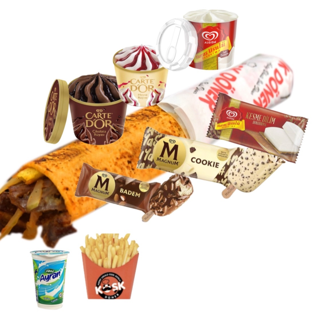 Algida Orta Boy Et Menü