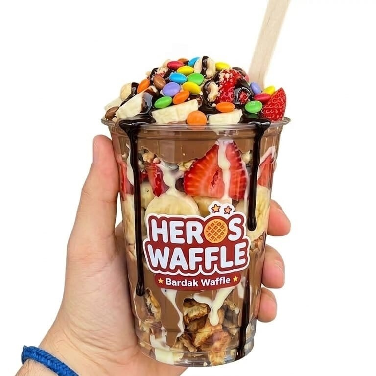 Waffle Karışık Bardak