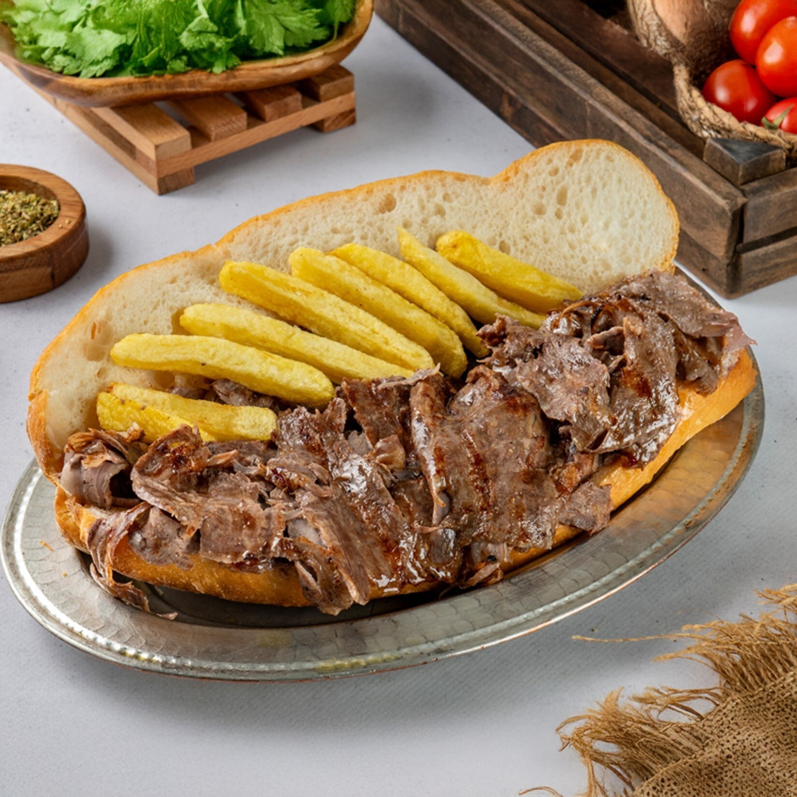 Tam Ekmek Arası Et Döner