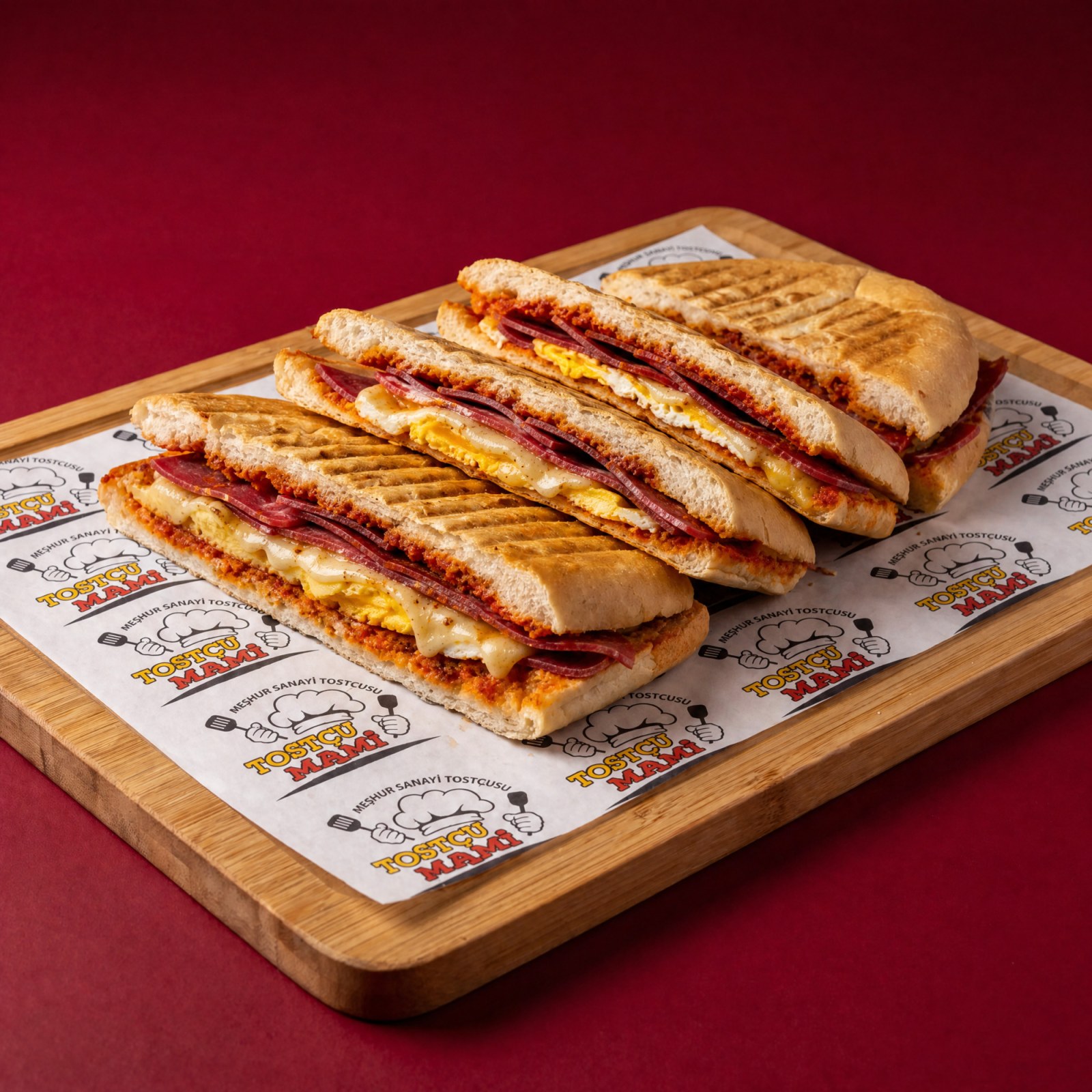 Pastırmalı Yumurtalı Kaşarlı Tost