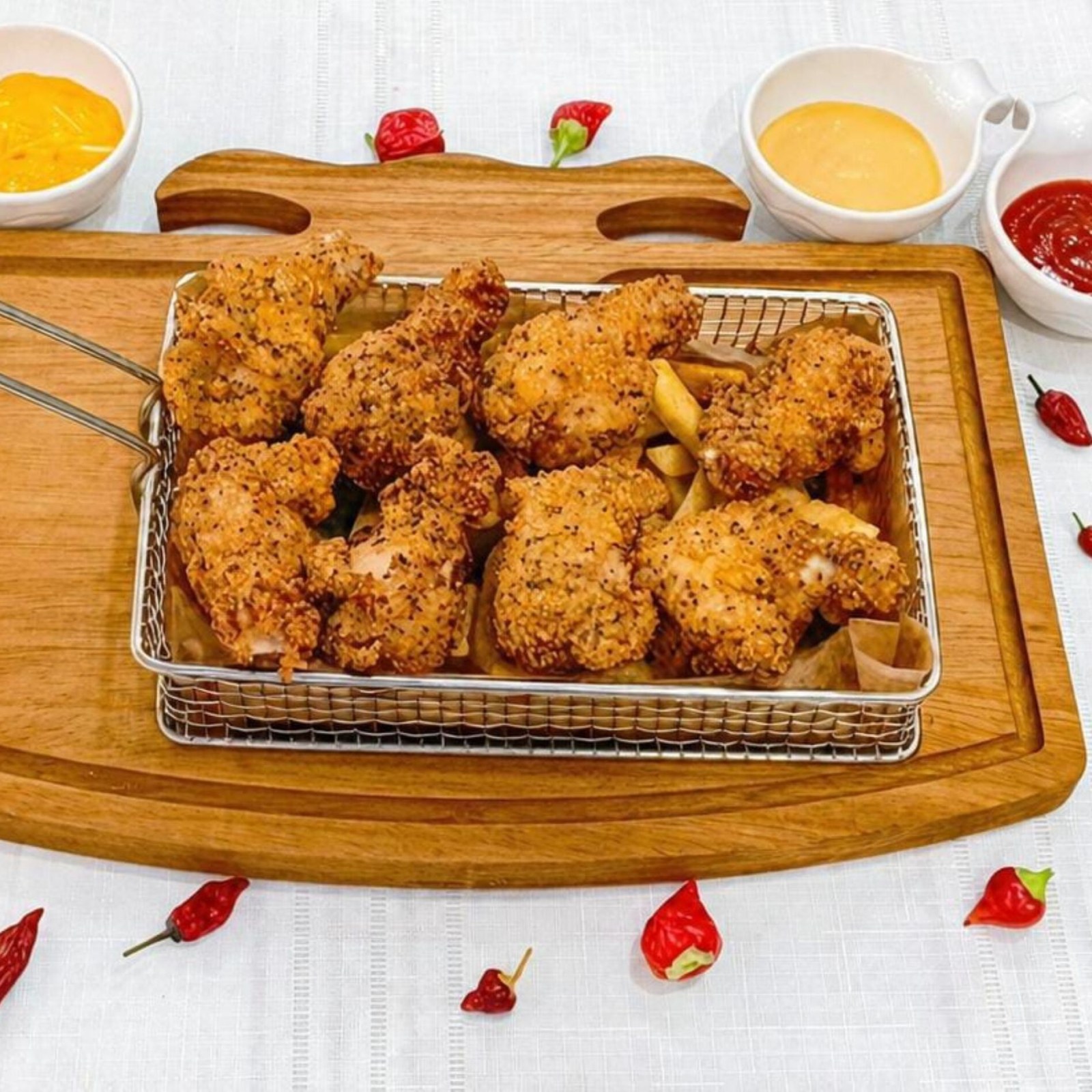 Chia Tohumlu Chicken Wings (8 Adet)