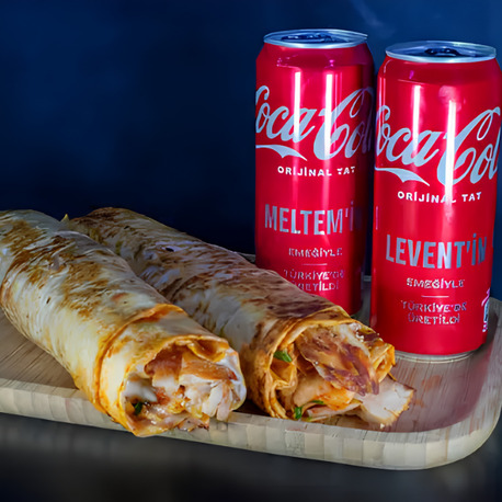 2'li Tavuk Döner Dürüm Menü