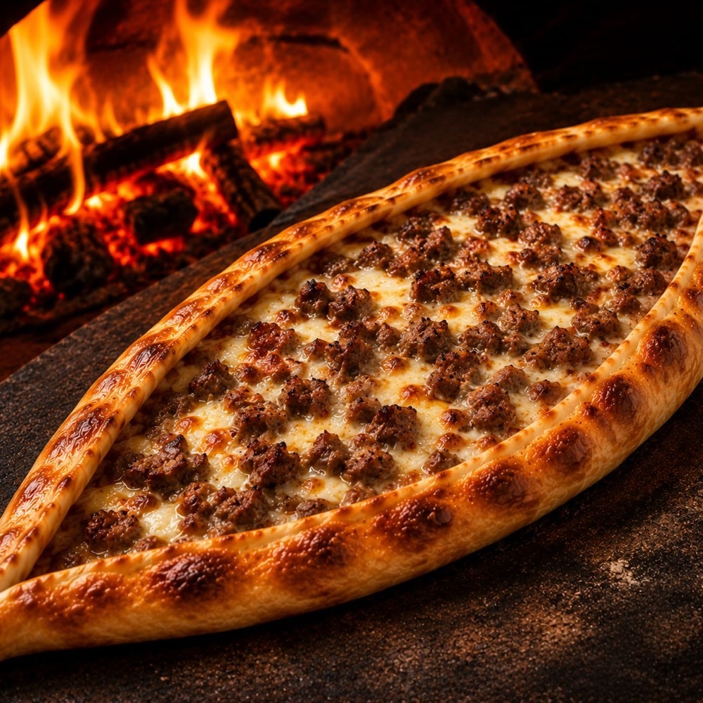 Kavurma Kaşarlı Pide
