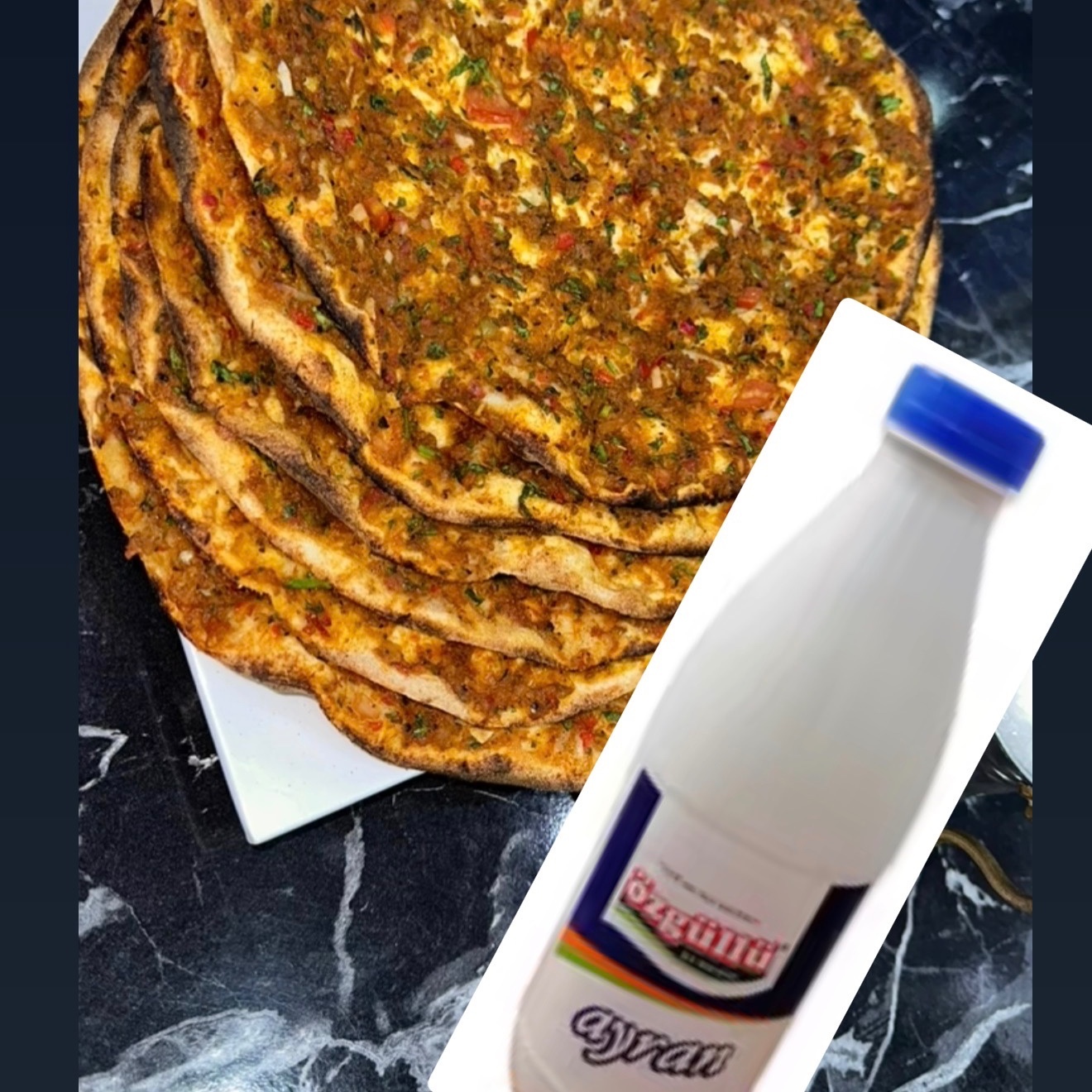 10'lu Lahmacun 1 Lt Ayran