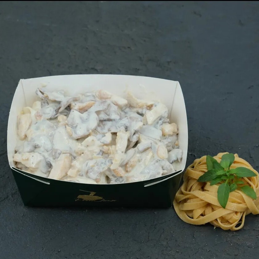 Tavuklu Orman Mantarlı Makarna