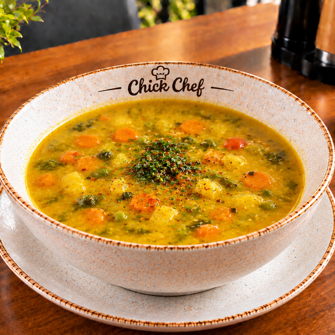 Chef'in Mutfağından Zerdeçallı Sebze Çorbası