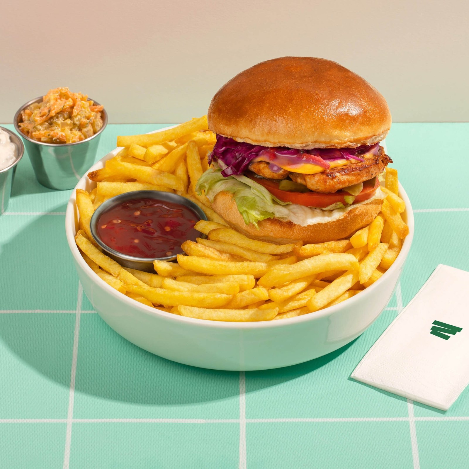 Izgara Tavuk Burger