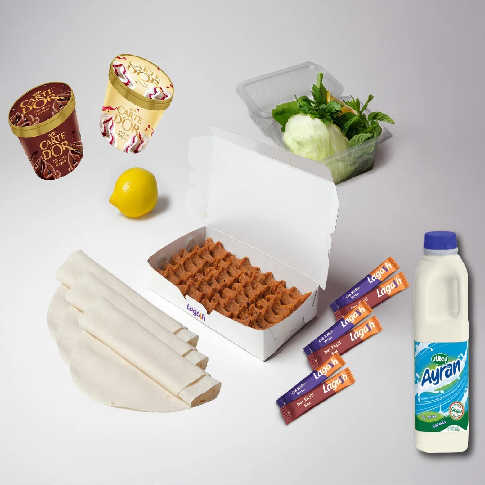 Porsiyon (500 gr.) + Carte D'or Mini Cup Çikolata + Meyve Rüyası