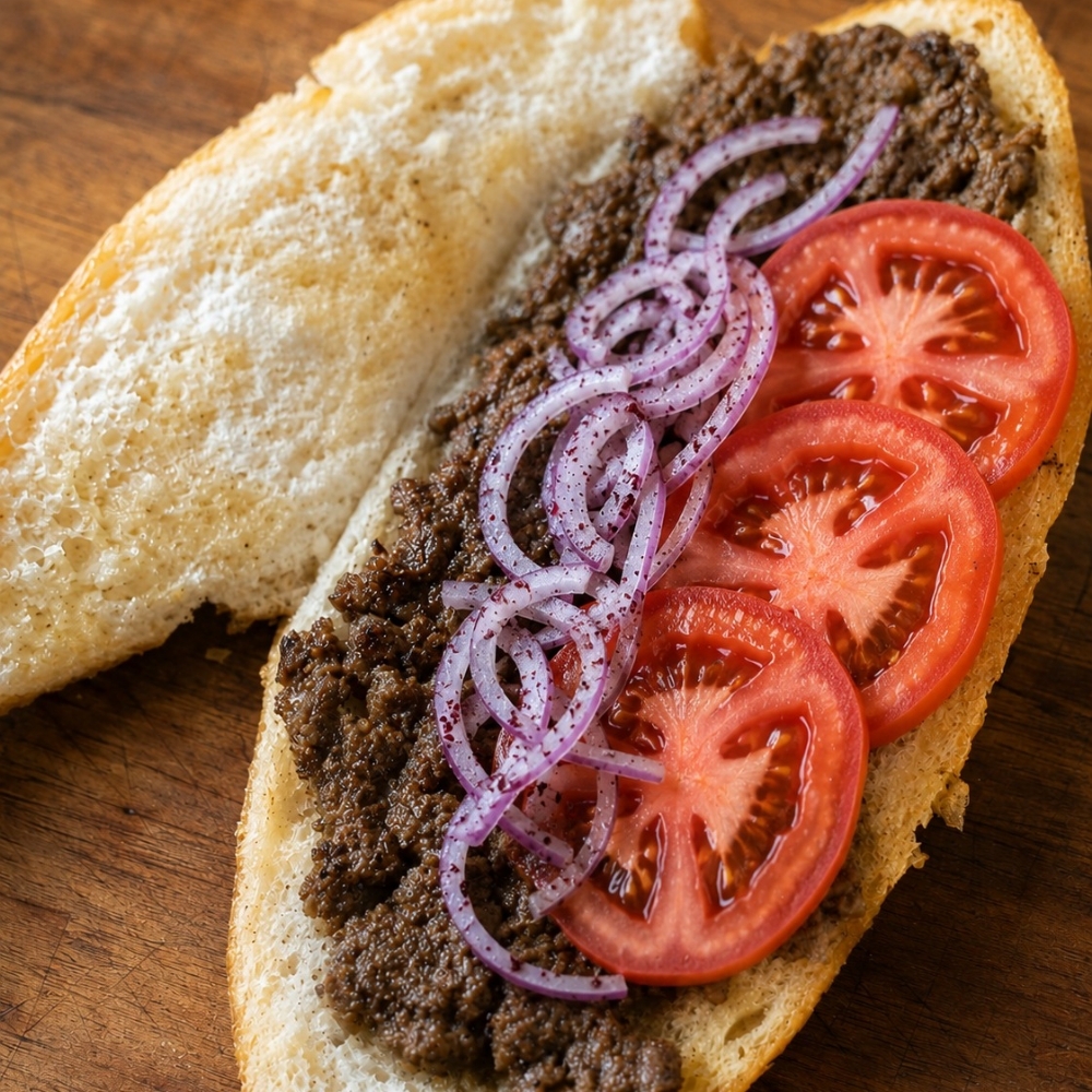 Ekmek Arası Et Köfte + Ayran Menü