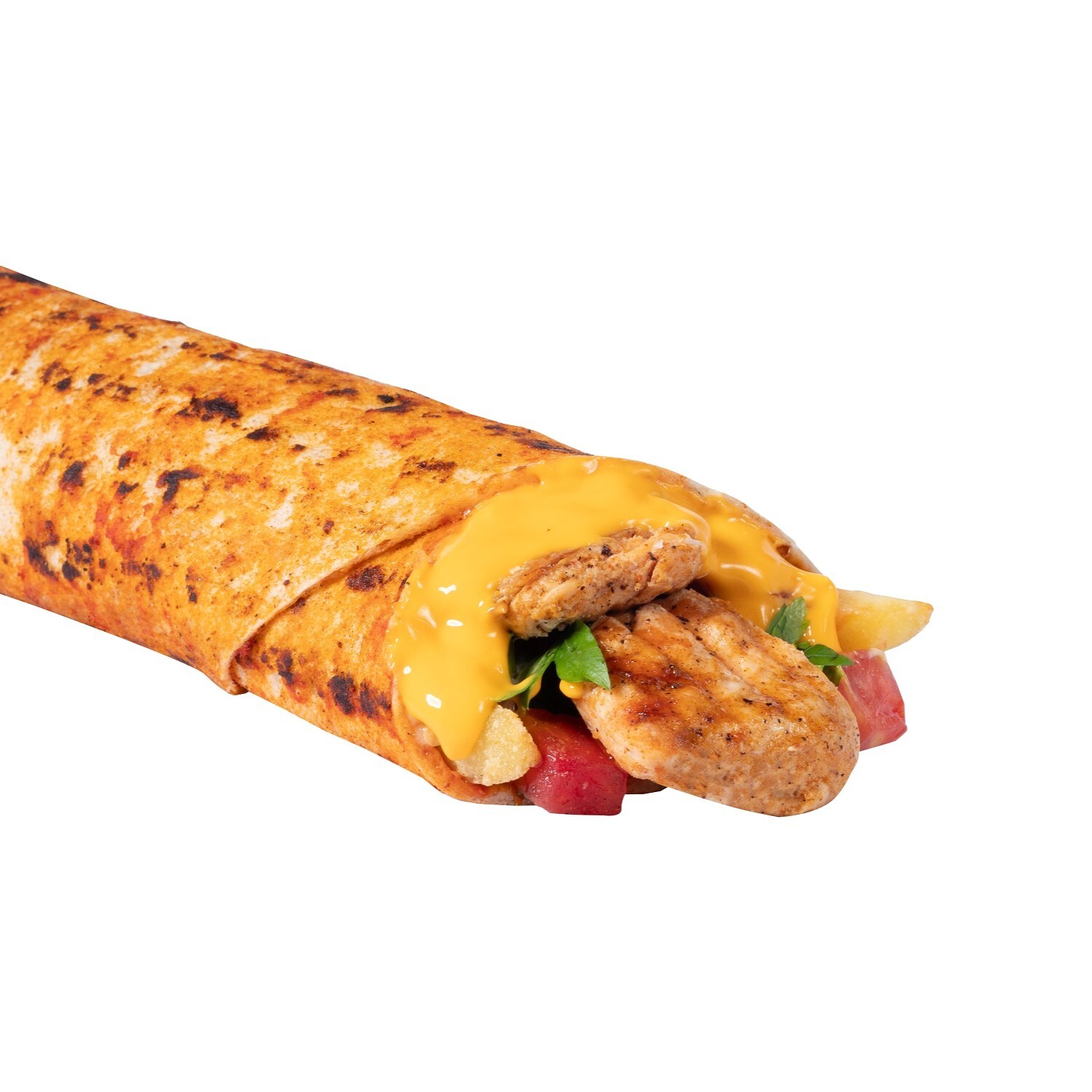 Cheddarlı Tavuk Dürüm