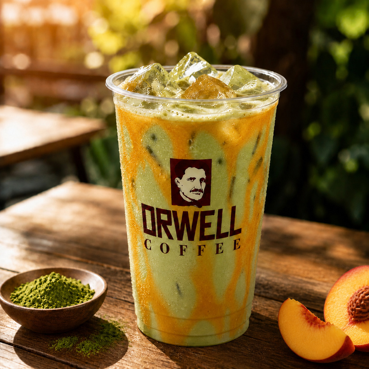 Matcha Latte (Peach)