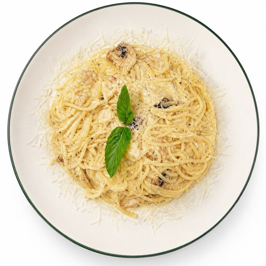 Alfredo Soslu Tavuklu Spaghetti