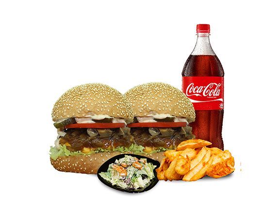 2 Kişilik Chicken Mushroom Burger Menü