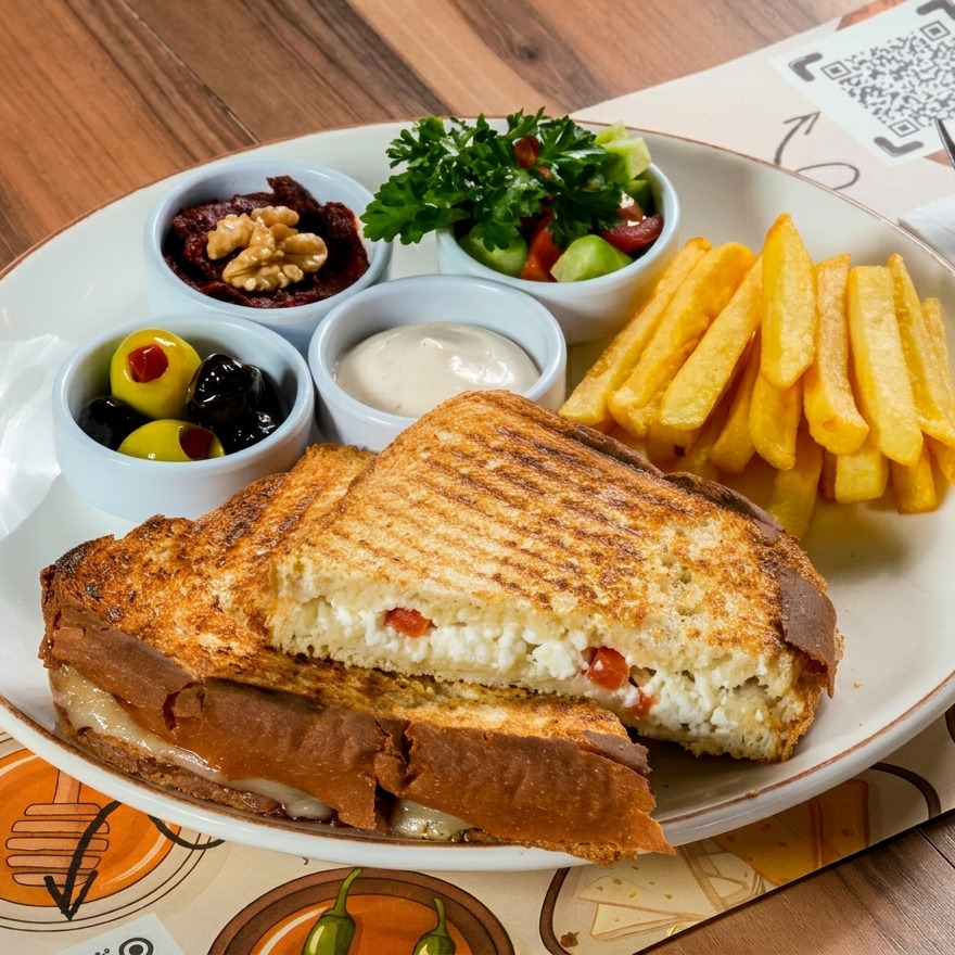 Beyaz Peynirli Tost