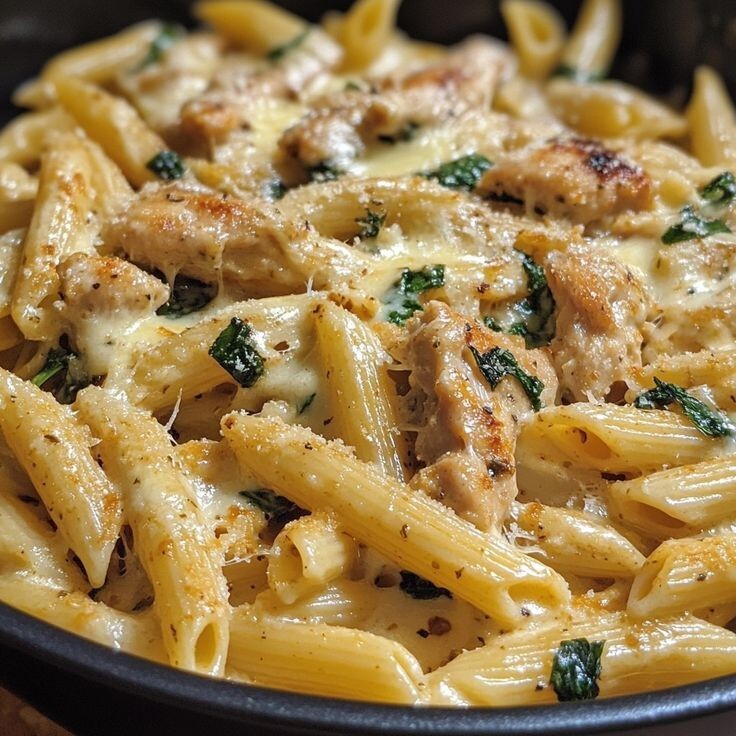 Kremalı Tavuklu Köri Penne