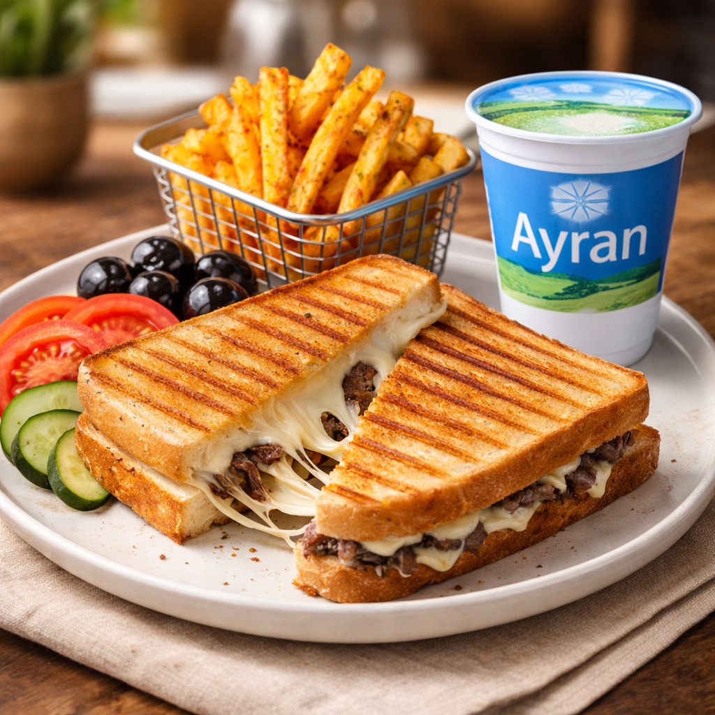 Kavurmalı Tost Menü