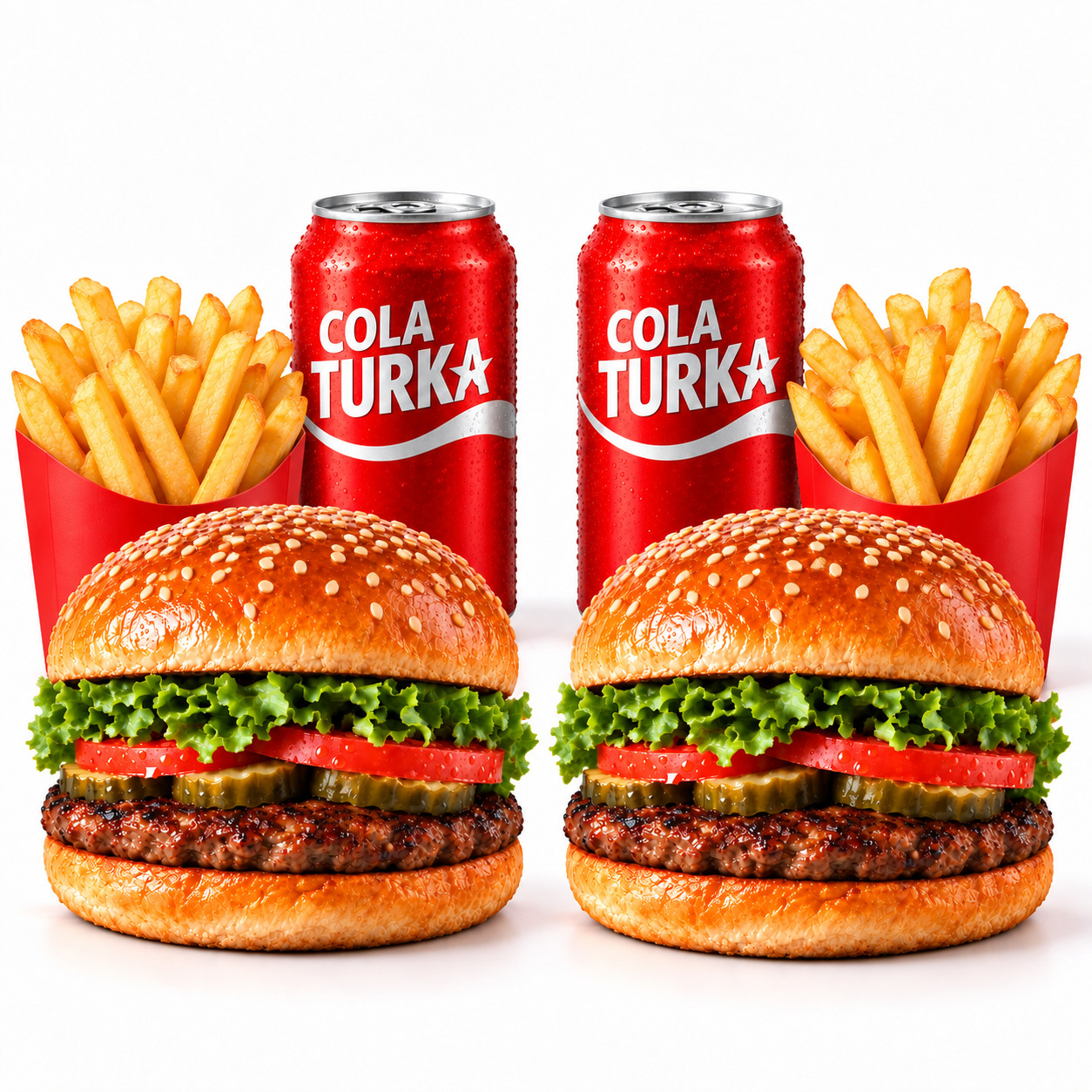 2'li Hamburger Menü