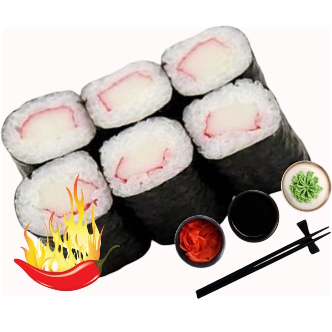 190- Spicy Kani Maki Roll (6 Pcs.)