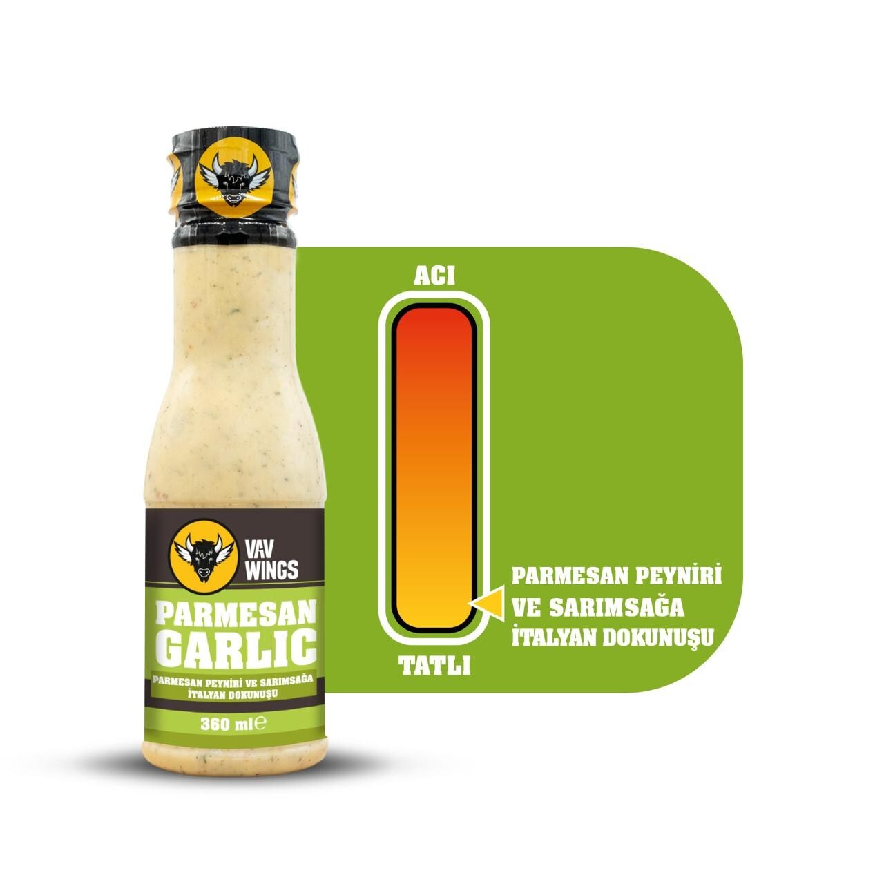 Vav Wings Parmesan Garlic Sos (360 ml)