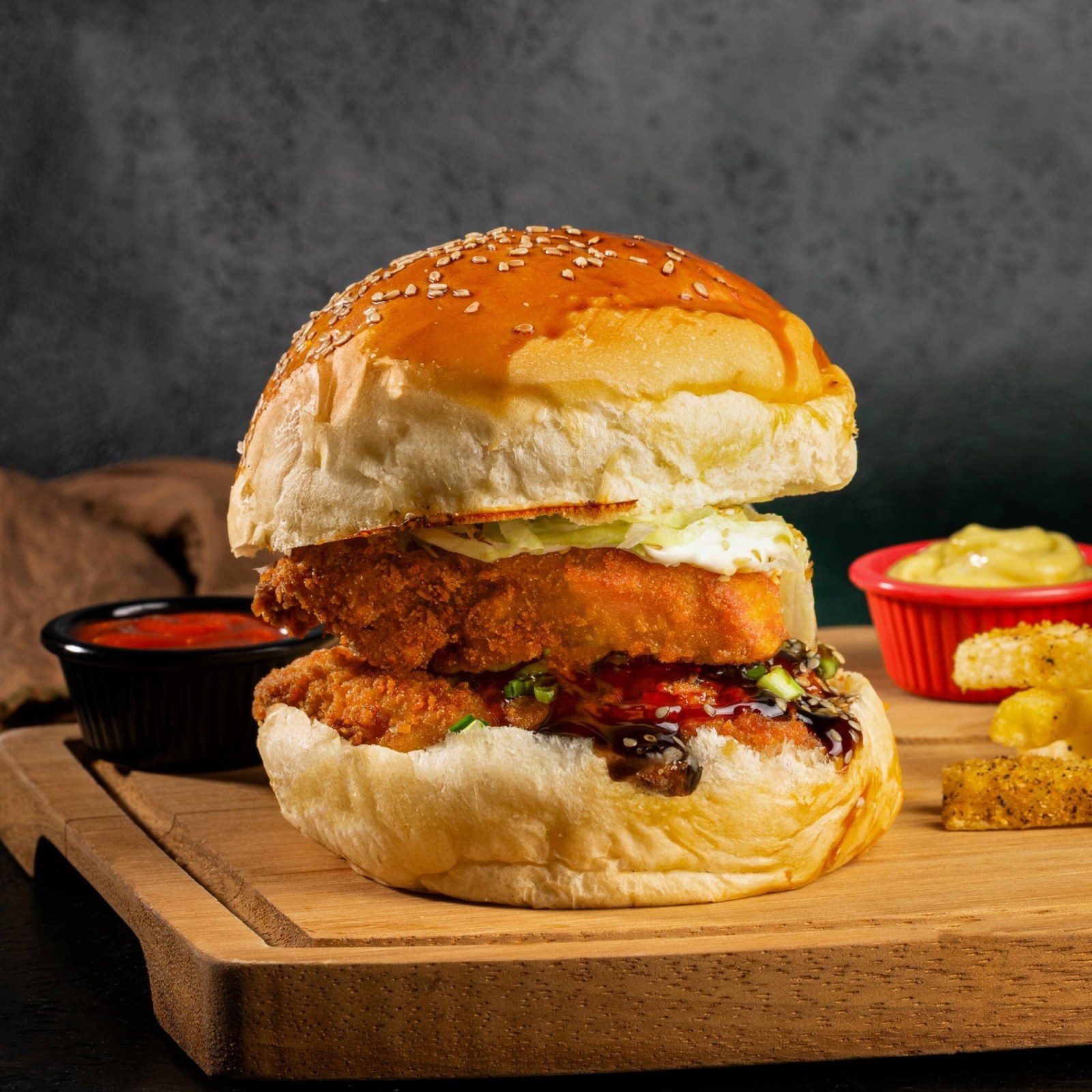 Japanese Superhot Chicken Burger