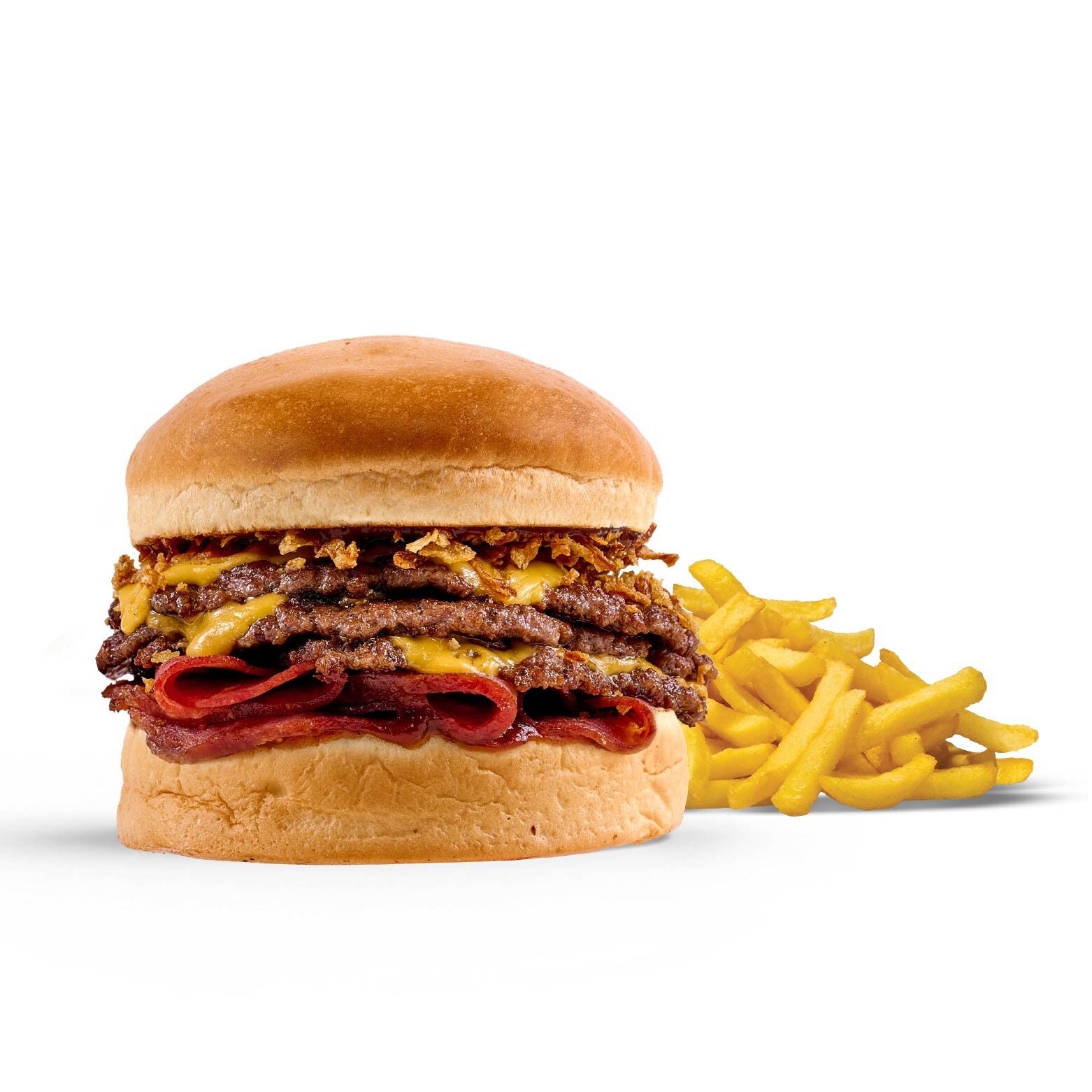 Smash Triple Smoky BBQ Burger